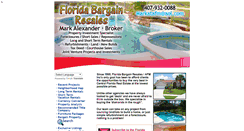 Desktop Screenshot of floridabargainresales.com